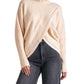 Elan - Criss Cross Mock Neck Sweater