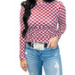Sterling Kreek - Game Day Checkered Mesh Top