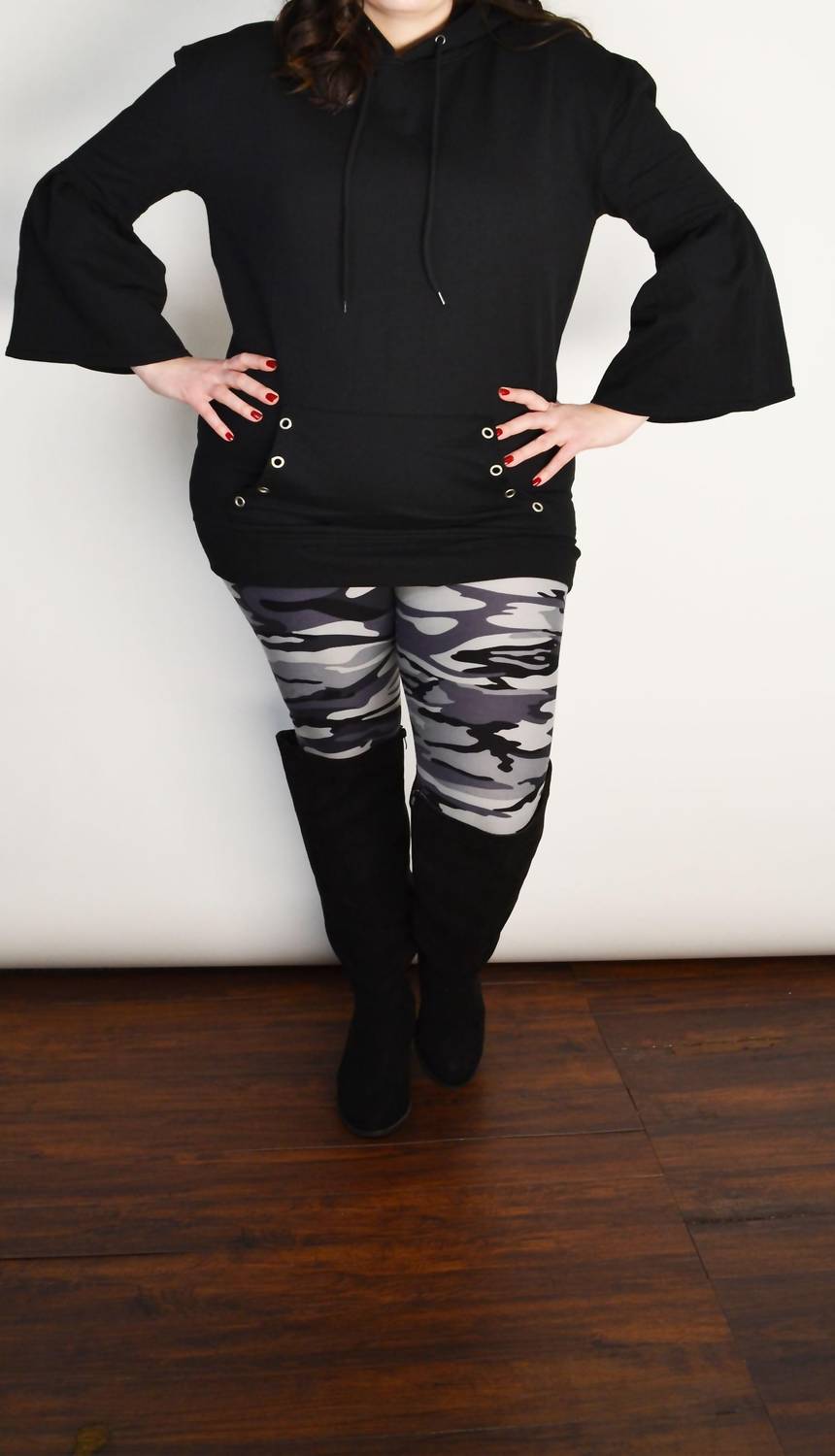 Tough Luv - Bell Sleeve Hoodie