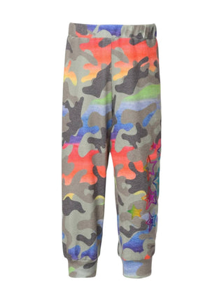 Baby Sara - Rainbow Camo Print Joggers