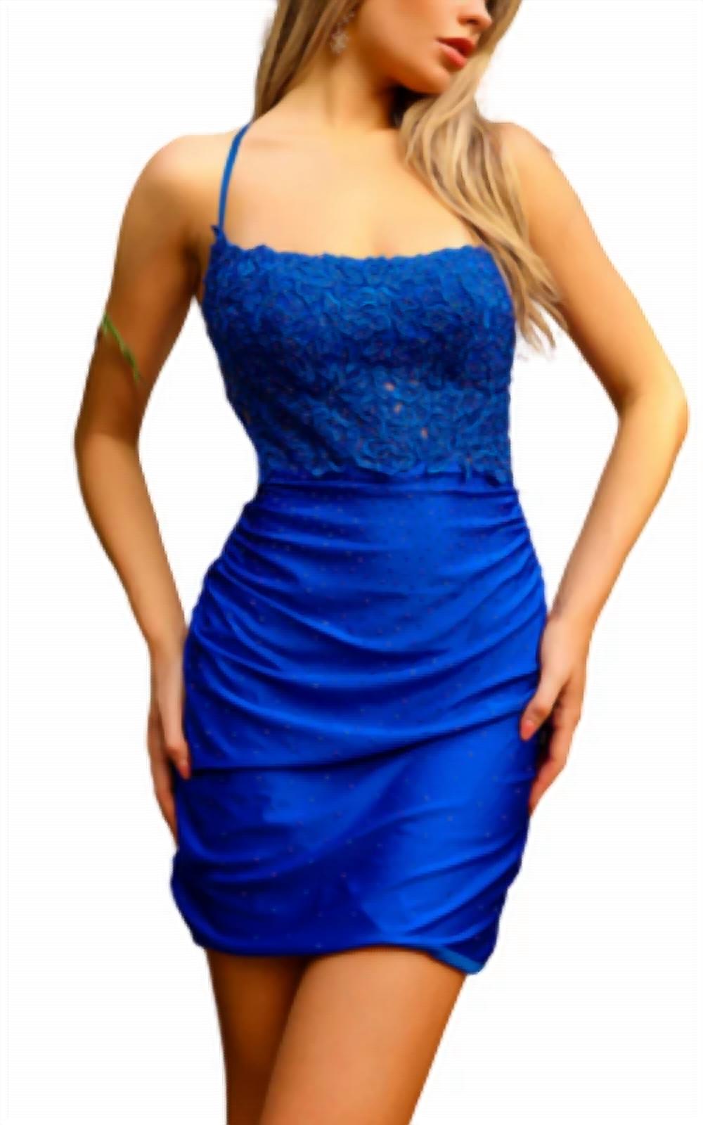 Amelia Couture - Hot Stone Short Dress