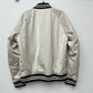Boss Crospa Men's Embroidered Logo Bomber Jacket White Size 42