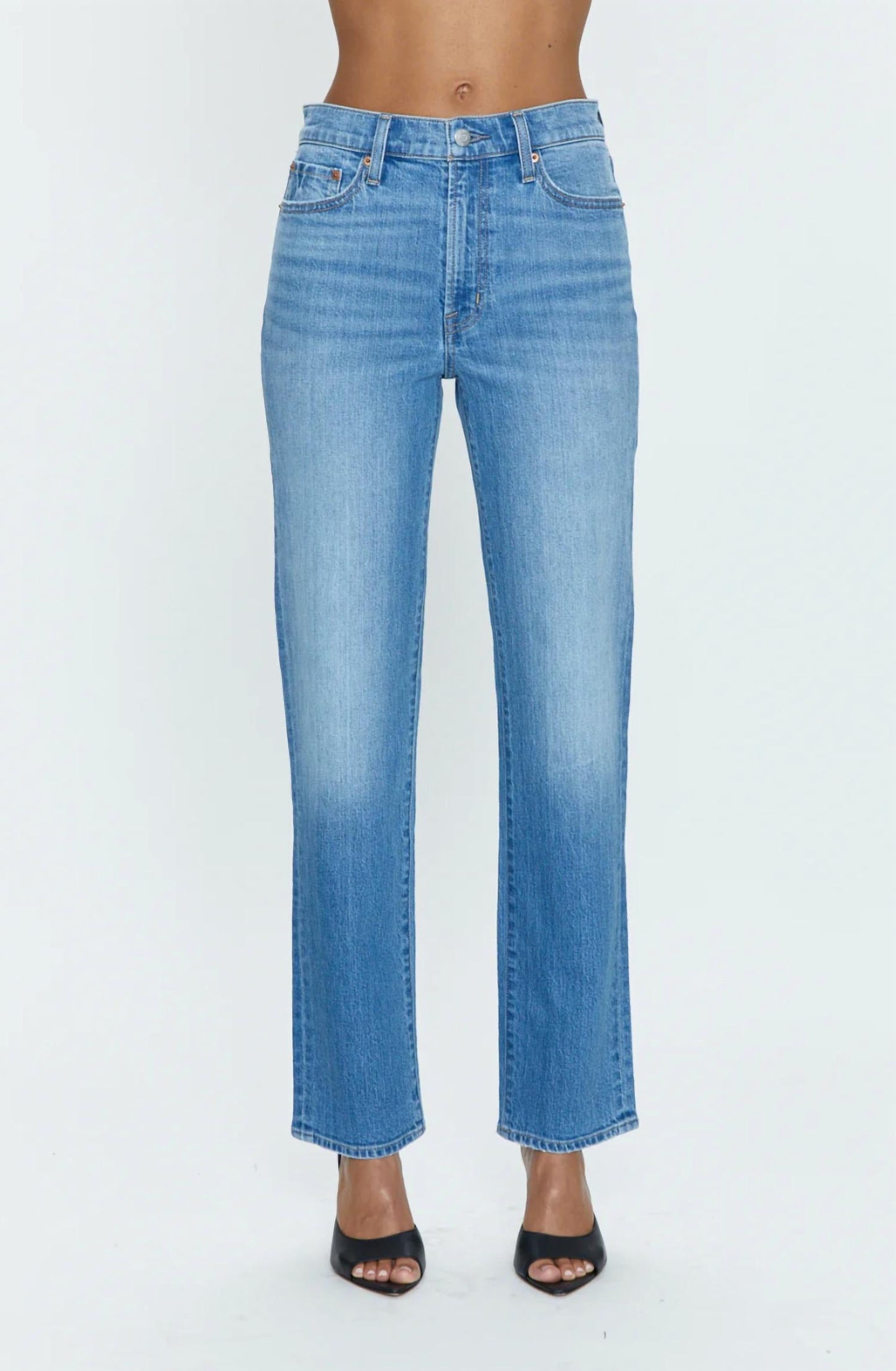 Pistola - Drew Mid Rise Classic Straight Leg Jeans