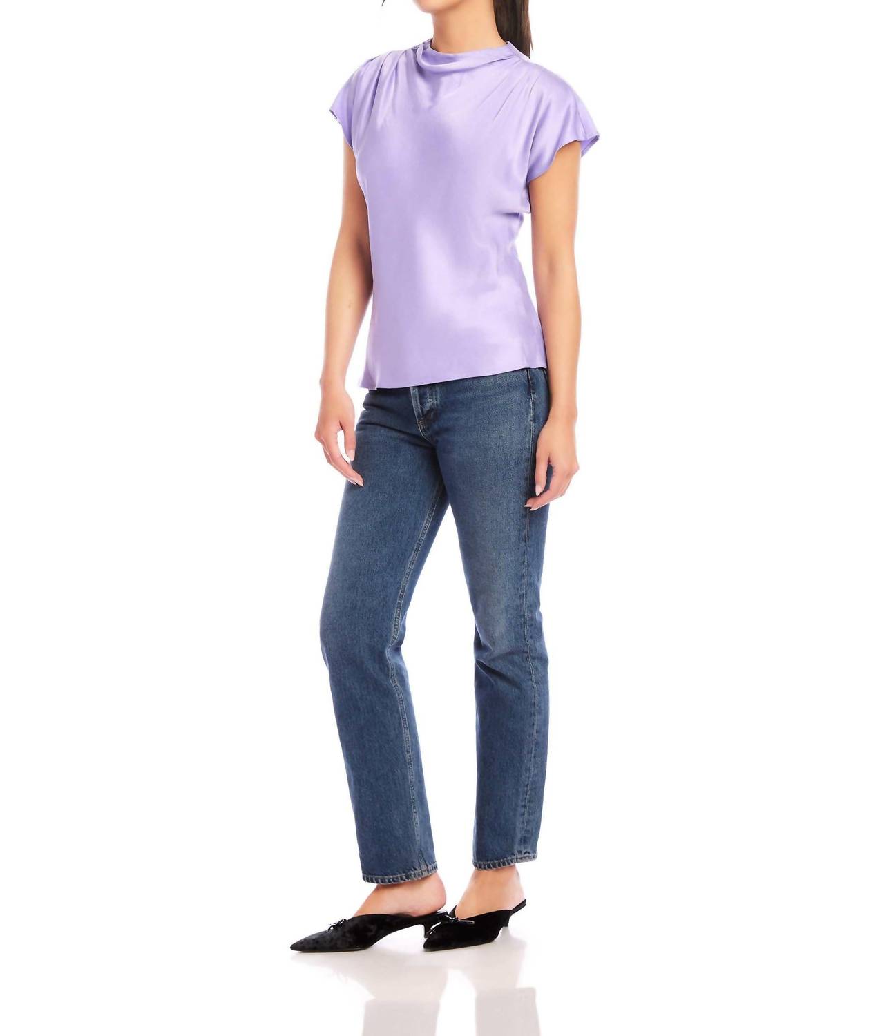 Fifteen Twenty - Emmeline Drape Neck Blouse