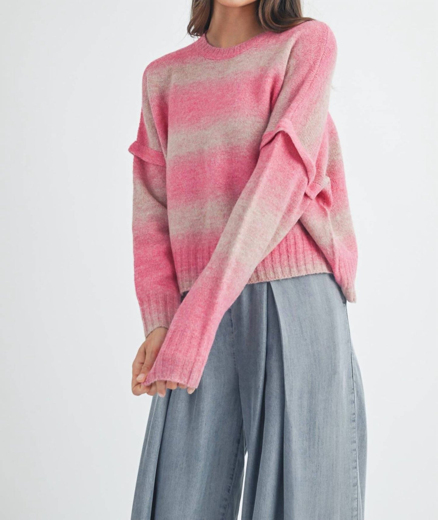 Daisy - Penelope Brushed Striped Sweater