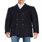 Ralph Lauren Men's Double Breasted Wool Blend Coat Blue Size 36