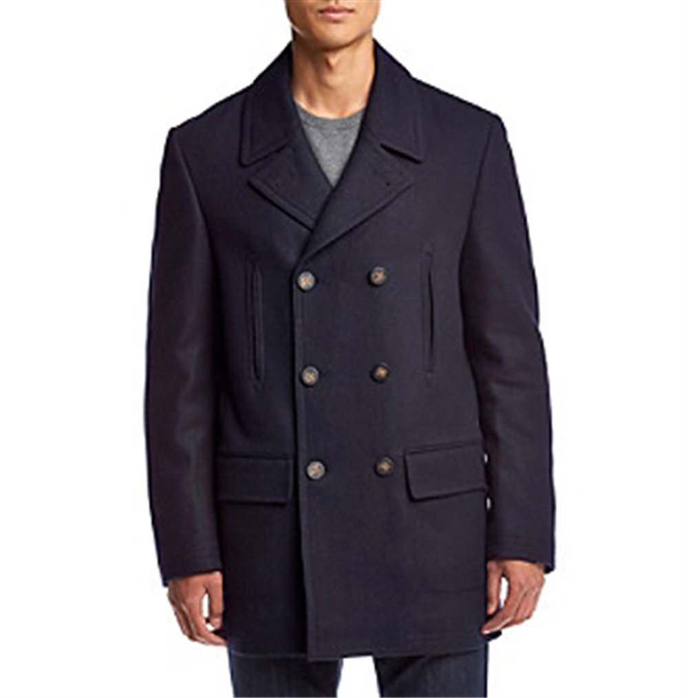Ralph Lauren Men's Luke Raincoat Blue Size 44