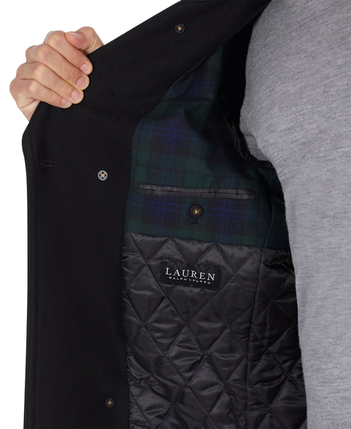 Ralph Lauren Men's Luke Raincoat Blue Size 44