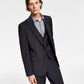 Calvin Klein Men's Infinite Stretch Solid Slim Fit Suit Jacket Black Size 42