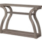 Accent Console Table For Entryway, Unique Curved Design