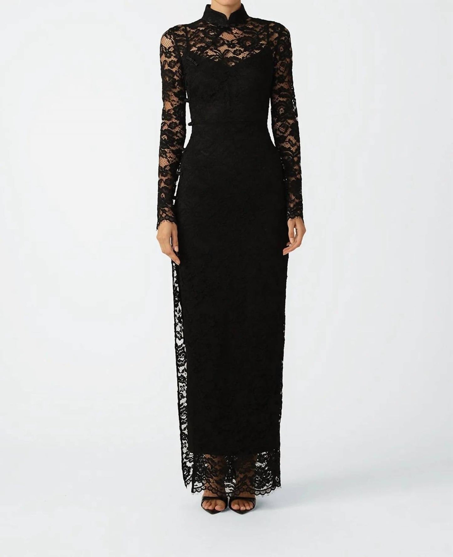Sau Lee - Rebecca Full-length Lace Dress