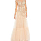 Mac Duggal - Illusion Sleeve Dress