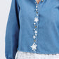Suzy T - Button Down Stars & Pearls Shirt
