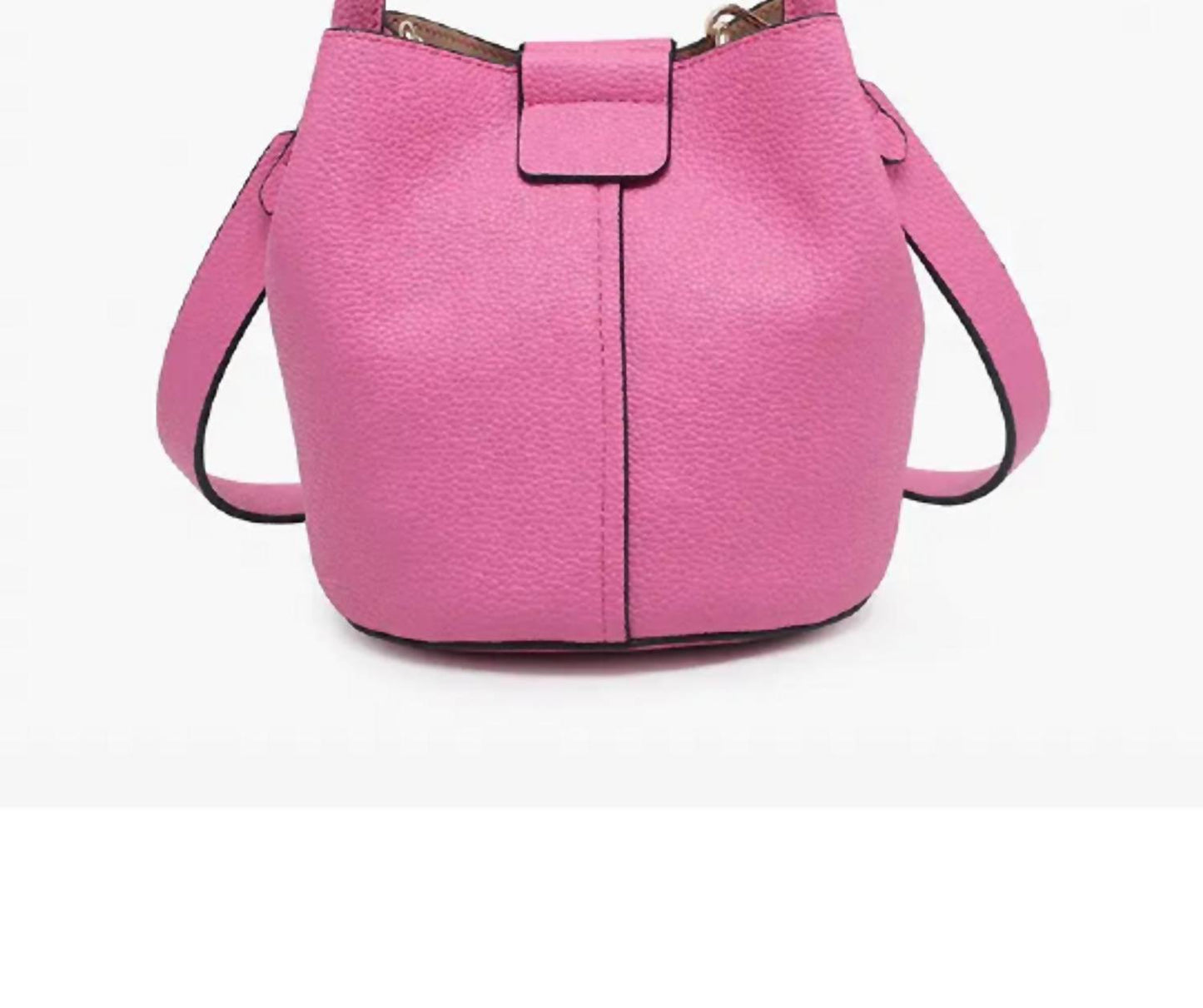 Jen & Co. - Women's Farrah Bucket Bag With Top Handle & Inner Bag