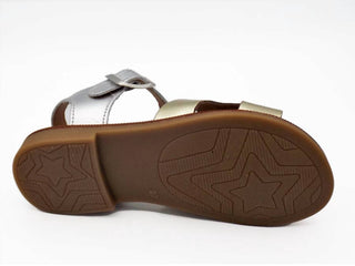 Calzados Fernandez Alonso Sl - Girl's Metallic Leather Sandal