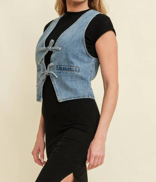 Cloud Ten - Tie Front Vest
