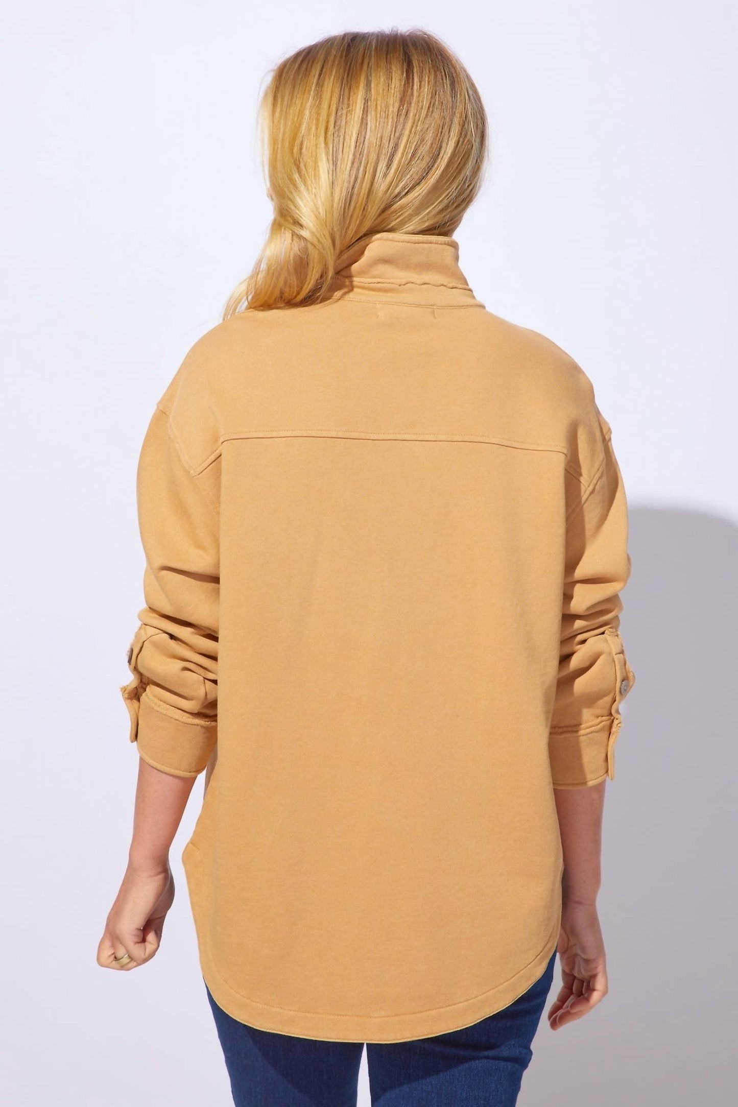 Habitat - Terry Button Front Shacket