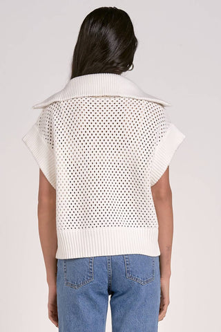 Elan - Luna Quarter Zip Sweater