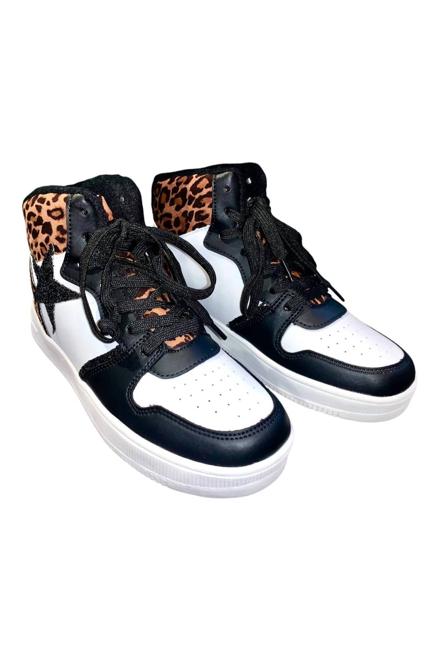 Very G - Women's Glitter Star Hightop Sneakers