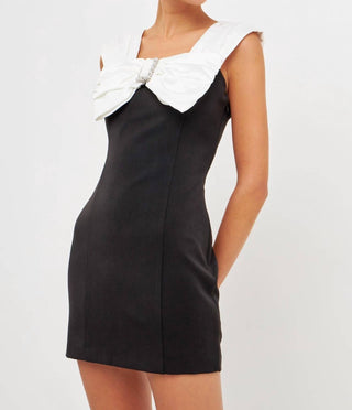 Endless Rose - Satin Bow Mini Dress