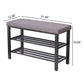 Shoe Bench With Cushion, Storage Seat For Entryway