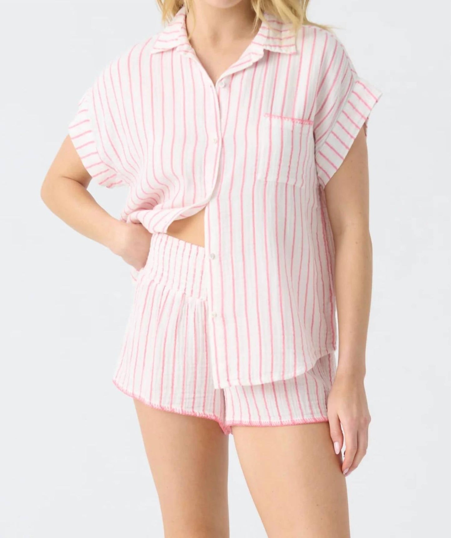 Pj Salvage - Women's Live In The Moment Stripe Pj Set