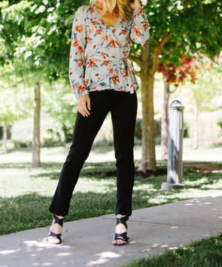 Lysse - Scalloped Low Rise Tate Ankle Pant