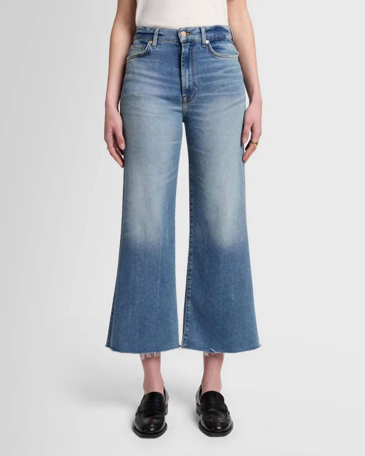7 For All Mankind - Luxe Vintage Ultra High Rise Cropped Jo Jeans
