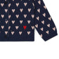 Bonton - Kid's Hearts Double Jacquard Knit Cardigan