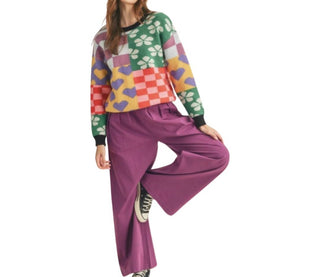 &Merci - Patch Pattern Sweater