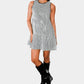 Tcec - Lucy Sequin Patterned Dress