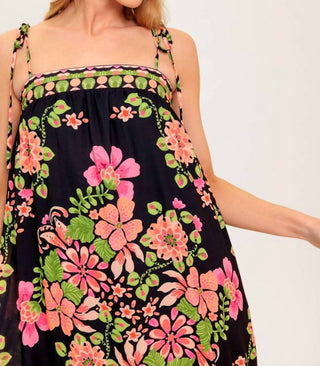 Flying Tomato - Printed Woven Maxi Dress