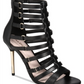 Aldo Women's Unaclya Heeled Sandal Black Size 11 B