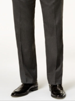 Calvin Klein Men's Covert Twill Ultraflex Dress Pants Gray Size 36X34
