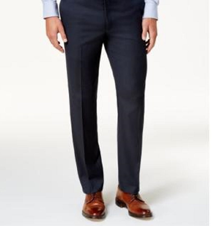 Ralph Lauren Men's Covert Twill Ultraflex Dress Pants Blue Size 40X32