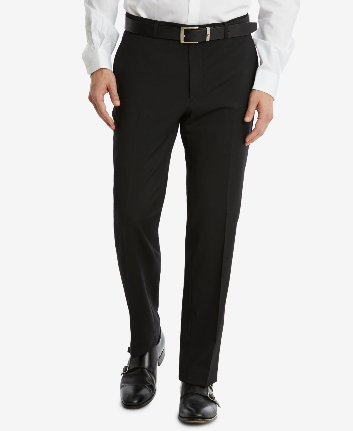 Tommy Hilfiger Men's Modern Fit Th Flex Stretch Suit Pants Black Size 32X30