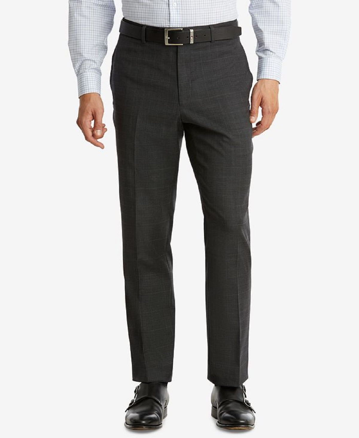 Tommy Hilfiger Men's Modern Fit Th Flex Wool Suit Pants Gray Size 32X30