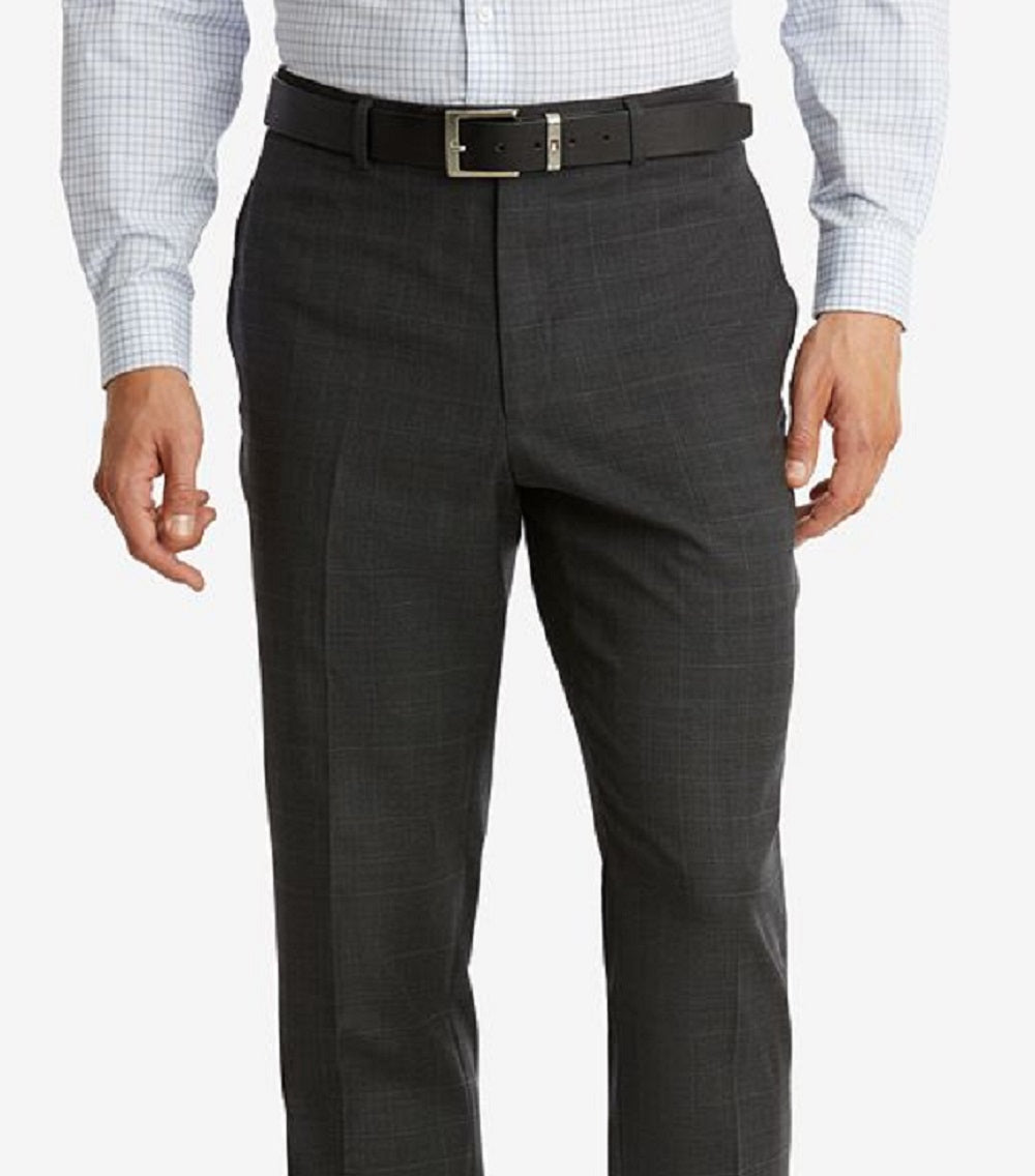 Tommy Hilfiger Men's Modern Fit Th Flex Wool Suit Pants Gray Size 32X30