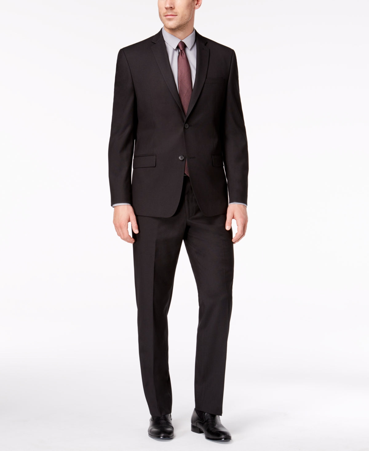 Marc New York Men's Modern Fit Suit Black Size 44