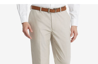 Tommy Hilfiger Men's Modern Fit Th Flex Stretch Chambray Suit Separate Pant Brown Size 36X30