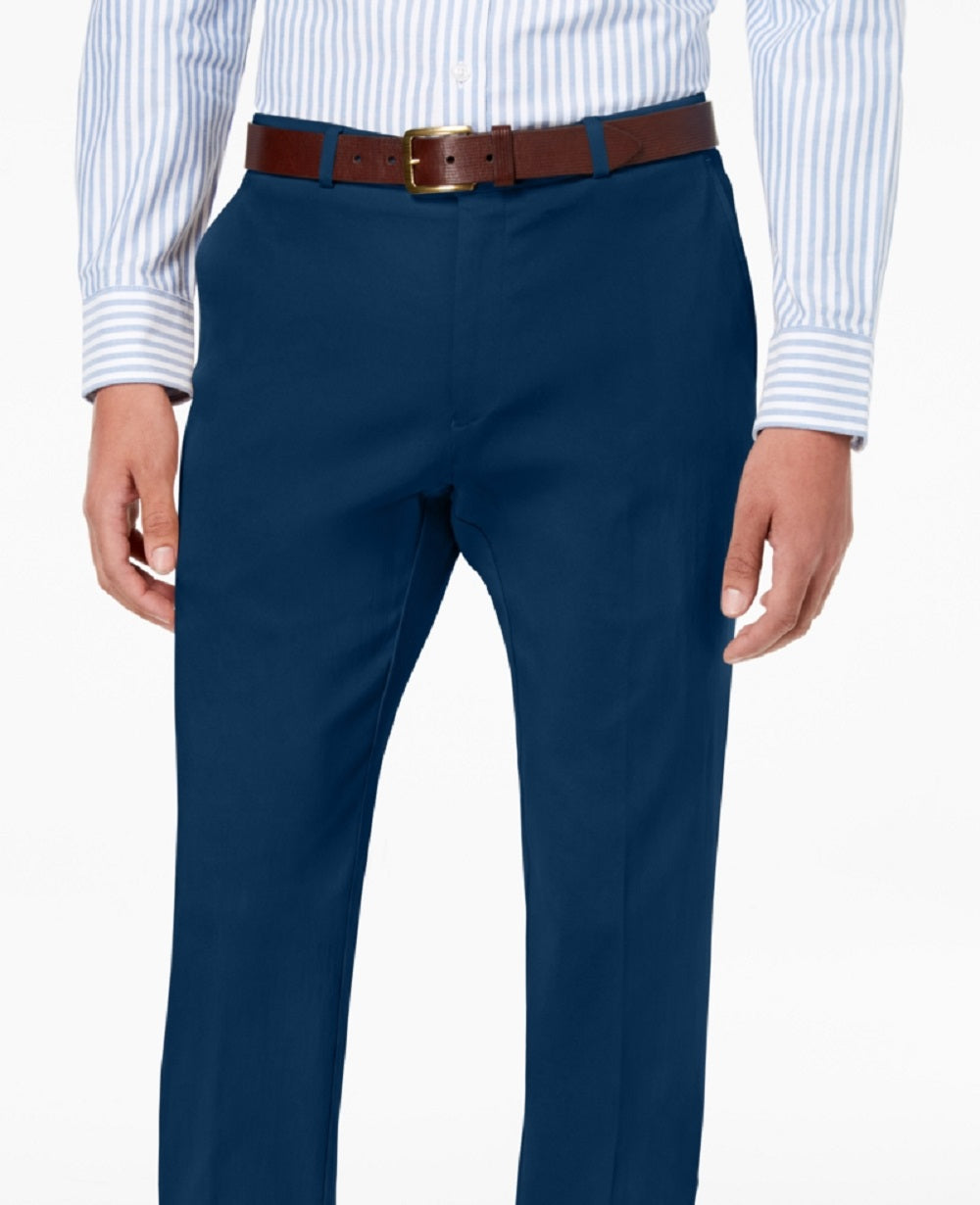 Tommy Hilfiger Men's Modern Fit Th Flex Stretch Comfort Pants Blue Size 31X30