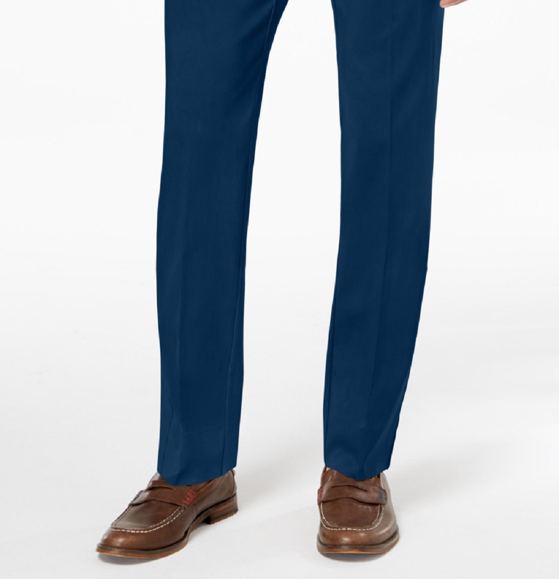 Tommy Hilfiger Men's Modern Fit Th Flex Stretch Comfort Solid Performance Pants Blue Size 33X30