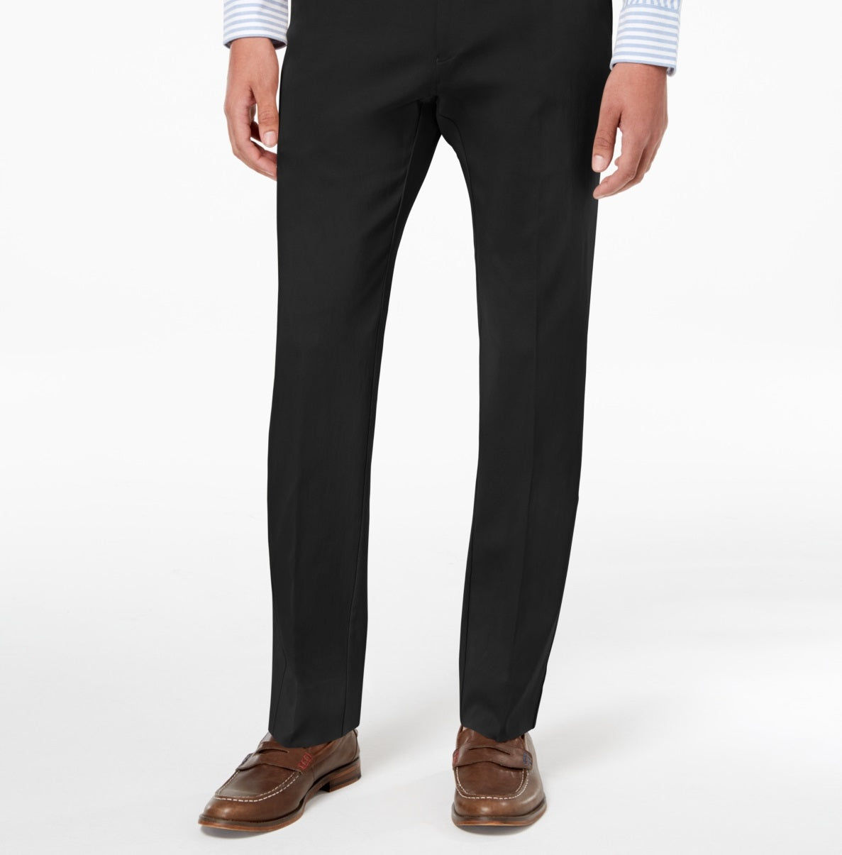 Tommy Hilfiger Men's Modern Fit Th Flex Stretch Comfort Pants Black Size 32X32