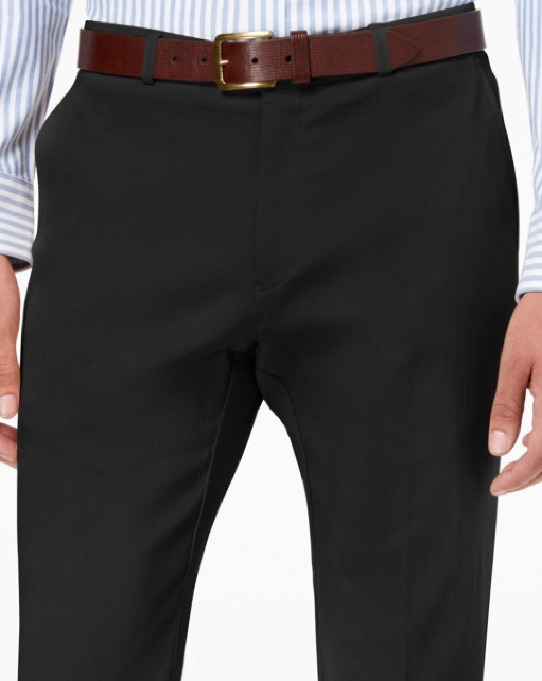 Tommy Hilfiger Men's Modern Fit Th Flex Stretch Comfort Pants Black Size 34X34