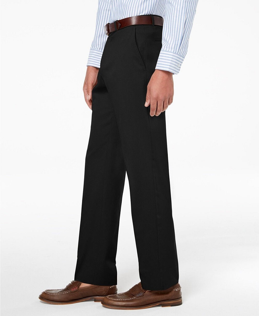 Tommy Hilfiger Men's Modern Fit Th Flex Stretch Pants Black Size 36X29