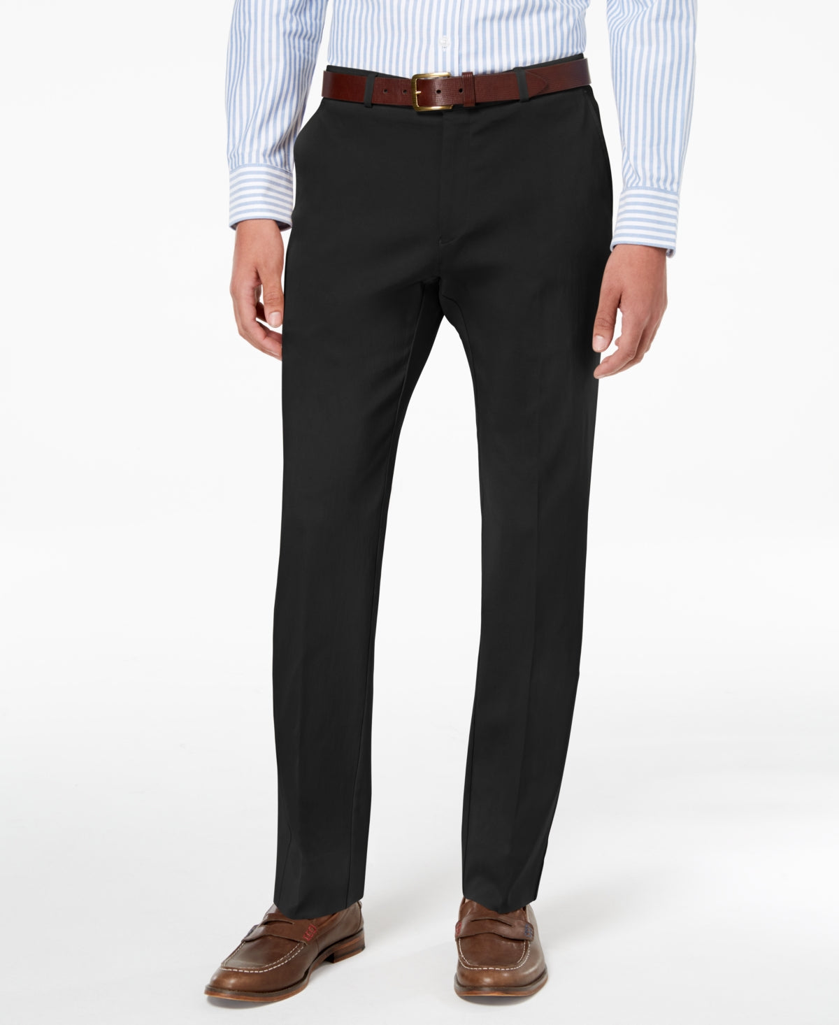 Tommy Hilfiger Men's Modern Fit Th Flex Stretch Pants Black Size 36X29