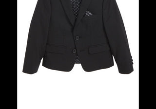 Tallia Solid Wool Blend Sport Coat In Black At Nordstrom Size 8