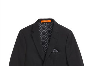 Tallia Solid Wool Blend Sport Coat In Black At Nordstrom Size 8