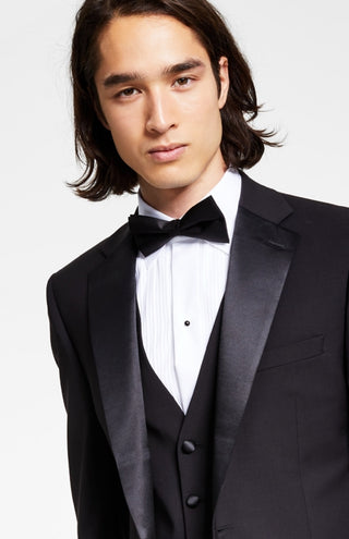 Calvin Klein Men's X Fit Slim Fit Infinite Stretch Tuxedo Jacket Black Size 40