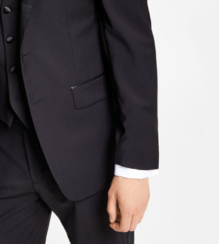 Calvin Klein Men's X Fit Slim Fit Infinite Stretch Tuxedo Jacket Black Size 40
